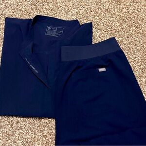 FIGS scrubs in navy blue
